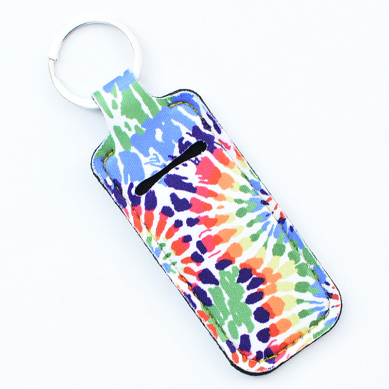 Wholesale Cactus Leopard Print Rose Flower Lipstick Set Keychain